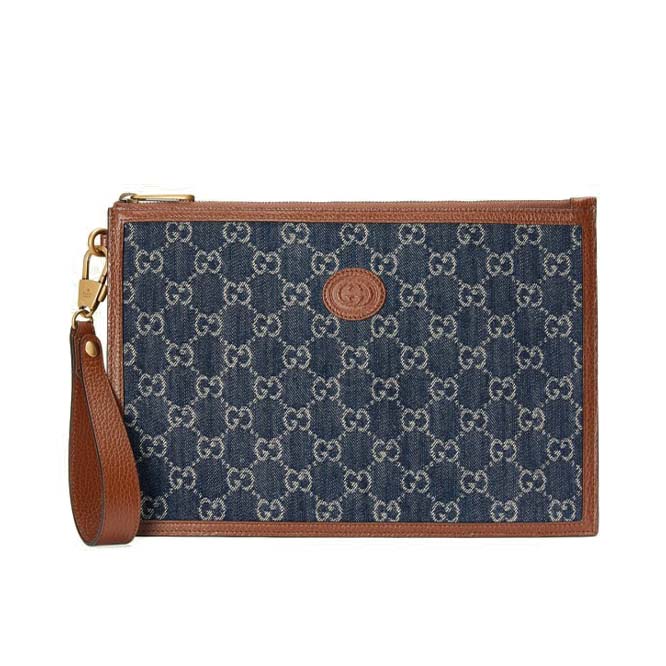 GUCCI POUCH WITH INTERLOCKING&G 672953 (30.5*21*1.5cm) GUCCI POUCH WITH INTERLOCKING&G 672953 (30.5*21*1.5cm)
